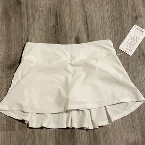 NWT lululemon white skirt